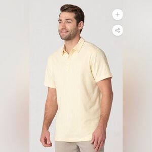 Swet Tailor All In Polo in Light Yellow